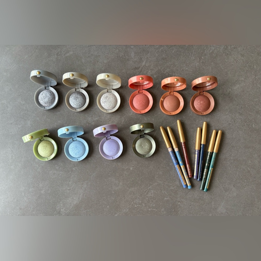 Bourjois Pastel Lumiere Eyeshadow, Blush and Eyeliner Set Made in France - Picture 2 of 6